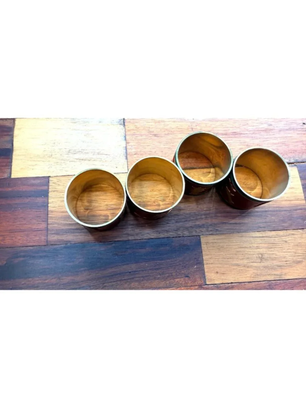 Set of 4 Pier 1 Imports holiday napkin holders,